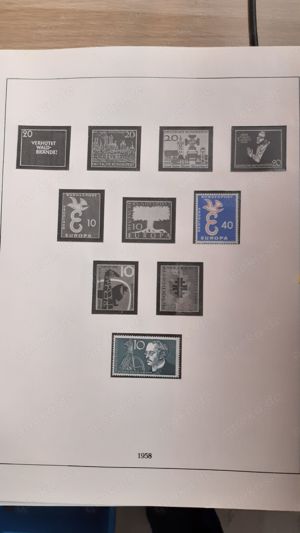 Briefmarken BRD 1949-1964 postfrisch auf Vordruckblättern Bild 10