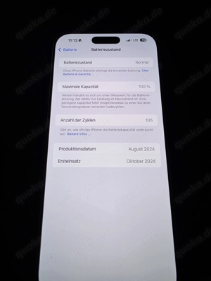 Iphone 16 Pro Max 256GB Titan Wüstensand Bild 5
