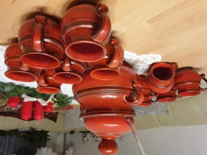 Keramik Bowle Set 15tlg Vintage Original 70er 12 Pers. Geschirr