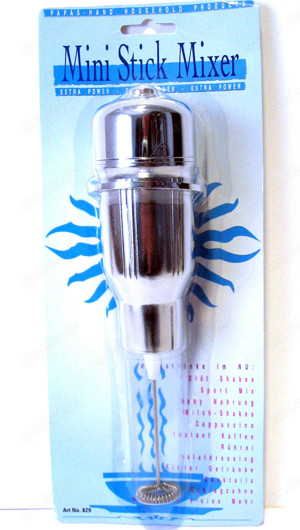 Mini Stick Mixer - Stabmixer - batteriebetrieben - ohne Batterien - NEU + OVP