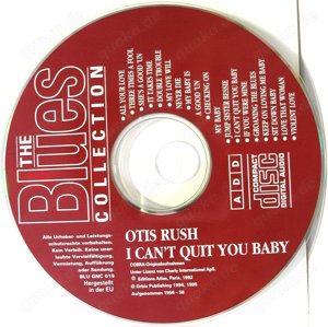 CD - The Blues Collection - Otis Rush - I can t quit you baby Bild 2