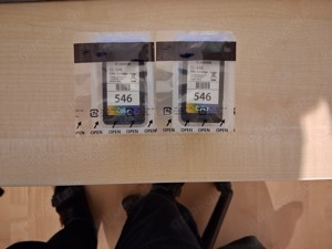 2 x Druckerpatronen Color 546 günstig abzugeben für Canon TR 4500 Series Bild 2