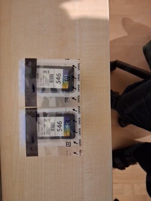 2 x Druckerpatronen Color 546 günstig abzugeben für Canon TR 4500 Series
