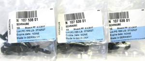 30 Stück - Original VW Schrauben N10753801   N 107 538 01 - Neu + OVP