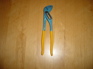 Wasserpumpenzange lackiert Orion mit durchgestecktem Gelenk, getauchte Griffhüllen Neu