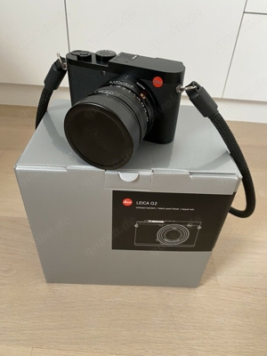 Leica Q2 47.3MP Kompaktkamera - Schwarz, wie neu