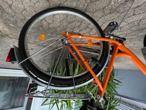 Tolles Damen Cityrad 28  im Uncle Bens Design orange + Korb unbenutzt Bild 4