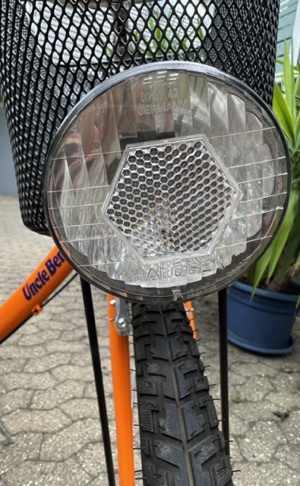 Tolles Damen Cityrad 28  im Uncle Bens Design orange + Korb unbenutzt Bild 9