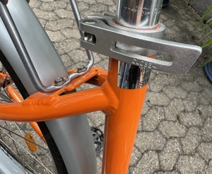 Tolles Damen Cityrad 28  im Uncle Bens Design orange + Korb unbenutzt Bild 10