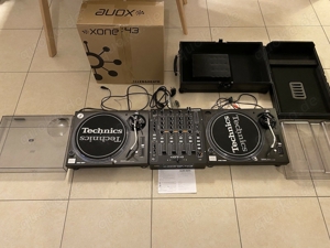 2x Technics 1210 MK5 mit System + Allen & Heath Xone 43 + Case Set