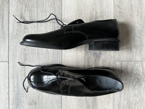 Herren - Schnürschuh Leder Schwarz VEB Meißner Schuhfabrik Gr.29,5 {heute 43,5} Bild 2