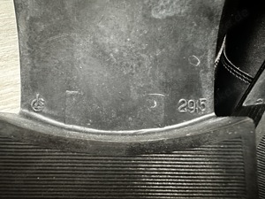 Herren - Schnürschuh Leder Schwarz VEB Meißner Schuhfabrik Gr.29,5 {heute 43,5} Bild 6