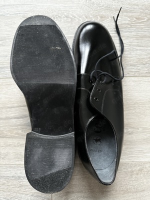 Herren - Schnürschuh Leder Schwarz VEB Meißner Schuhfabrik Gr.29,5 {heute 43,5} Bild 3