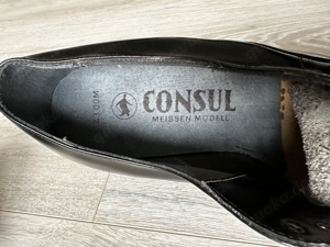 Herren - Schnürschuh Leder Schwarz VEB Meißner Schuhfabrik Gr.29,5 {heute 43,5} Bild 7