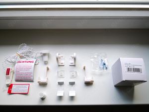 2x Doppelrollo DUO Rollo 3 farbig Klemmfix Montage ohne Bohren weiß beige braun Bild 9