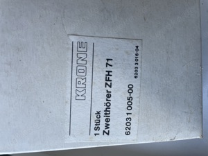 Krone ZFH 71 Zweithörer für FeTap neu ovp.3 Stück