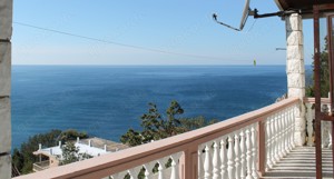 2 Hauser am Meer 120+150 m  , Grund. 300 m , Strand 400 m, Panorama