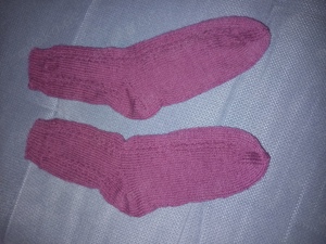 Handgestrickte Socken Größe 39 41