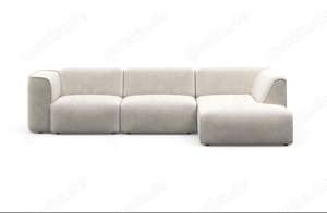 Sofa Couch Wohnlandschaft Luxus Cord Bezug