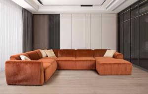 Sofa Couch Wohnlandschaft Extravagant Luxus Sale