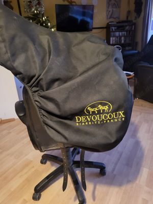 Devoucoux Dressursattel Makila Harmonie Schwarz, 17, Mittlere Kammer, BJ 2021 Bild 4