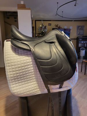 Devoucoux Dressursattel Makila Harmonie Schwarz, 17, Mittlere Kammer, BJ 2021 Bild 7