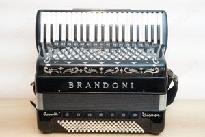 Italienisches Akkordeon Brandoni Cassotto Super 120 Bässe 5 Chörig
