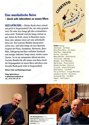 4 Mann Jazz Funk and Latin Band