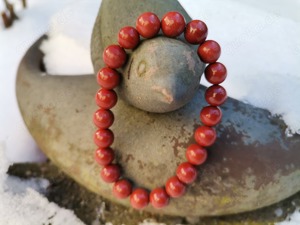 Roter Jaspis Armband 8mm 