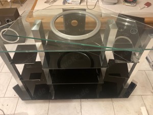 Eckphonotisch+TV-Drehplatte