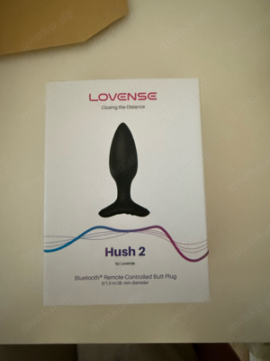 NEU Lovense Hush 2, 38 mm Plug Analplug 