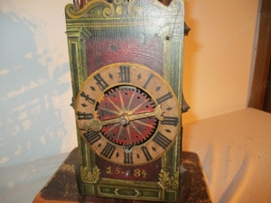 Eisenuhr frühe Hausuhr auf Zifferblatt Datiert 1584 Sehr schöne Uhr Bild 10