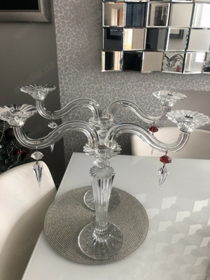 Ein Paar Kristallleuchter von Baccarat Mille Nuits Bild 7