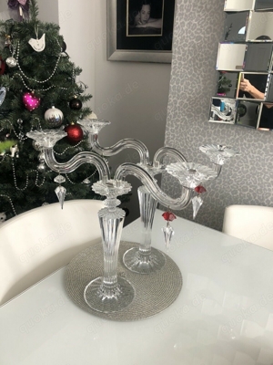 Ein Paar Kristallleuchter von Baccarat Mille Nuits Bild 5