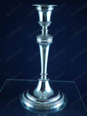 besondere antik silber kerzhenleuchter paar augsburg um 1804!!! Bild 4