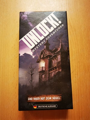 Unlock Mystery game das haus auf dem hügel escape game kartenspiel