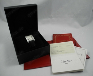 Louis Cartier Tank 750er Weißgold Uhr Handaufzug