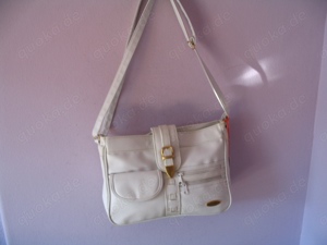 STE-10 Handtasche, Damentasche, Markentasche, Schultertasche, Ladies, Women Bag Weiß 