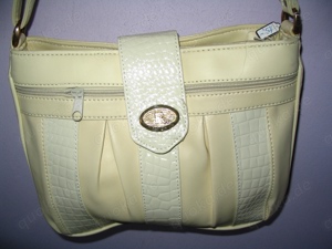 STE-13 Handtasche, Tasche, Damentasche, Schultertasche Rossio weiß Bild 2