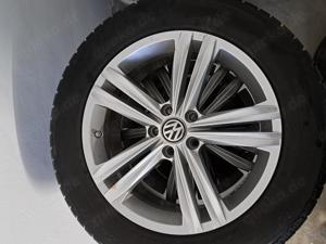 4 Alufelgen VW Tiguan 2 Sebring 7J x 18 Zoll Winterreifen 235 55 R18  Bild 2