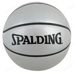  Magic Johnson signierter Spalding Silver Mini Basketball   Beckett COA Bild 2