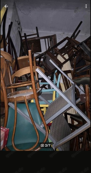 diverse echt Holzstühle   Bild 2