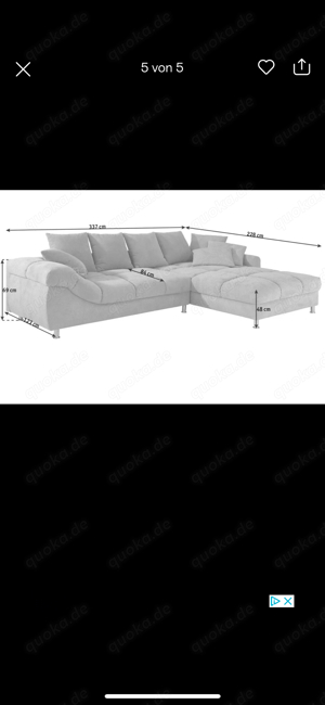 Ecksofa Wohnlandschaft Bild 4
