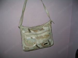 STE-15 Handtasche, Tasche, Damentasche, Schultertasche, Umhängetasche, Mark Patchwork