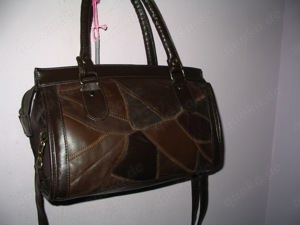 STE-17 Handtasche, Tasche, Damentasche, Schultertasche Markentasche Patchwork SPIES Germany Bild 4