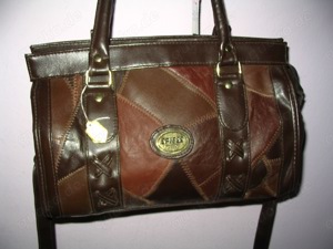 STE-17 Handtasche, Tasche, Damentasche, Schultertasche Markentasche Patchwork SPIES Germany Bild 2