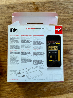 iRig Gitarren-Schnittstellenadapter für iPhone + iPad OVP