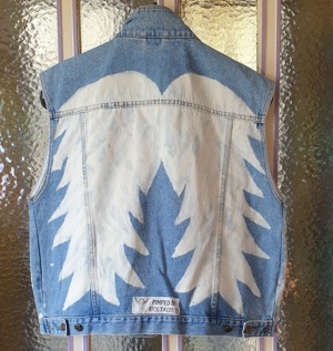 Rick Taurus Designer Jeans Weste, Gr M. gebraucht. Upcylingkünstler Top! FP.170   Bild 4
