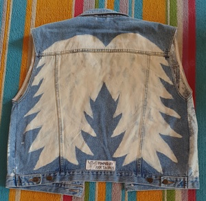 Rick Taurus Designer Jeans Weste, Gr M. gebraucht. Upcylingkünstler Top! FP.170   Bild 8