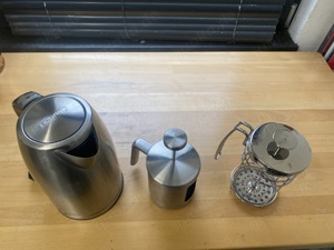 WMF Kaffeebereiter "Kult" + Wasserkocher 3-teiliges "Konvolut" 